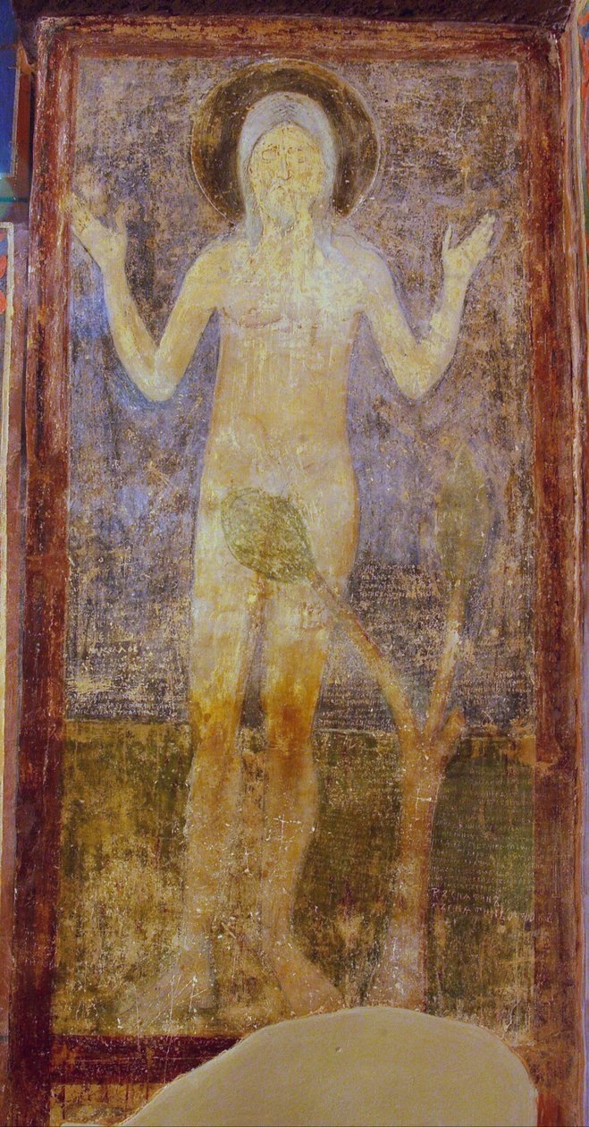 Św. Onufrego autorstwa Ancient Russian frescos