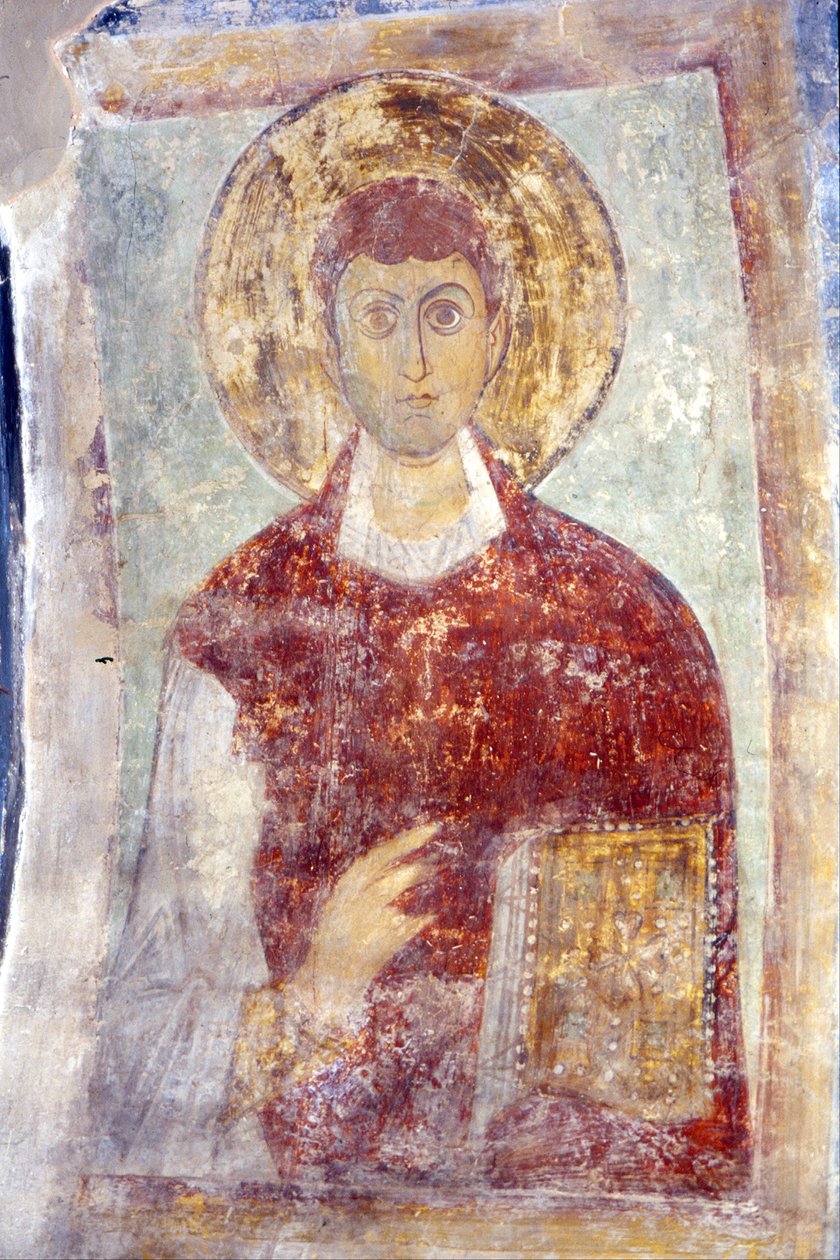 Święty Pantaleon Panteleimon autorstwa Ancient Russian frescos