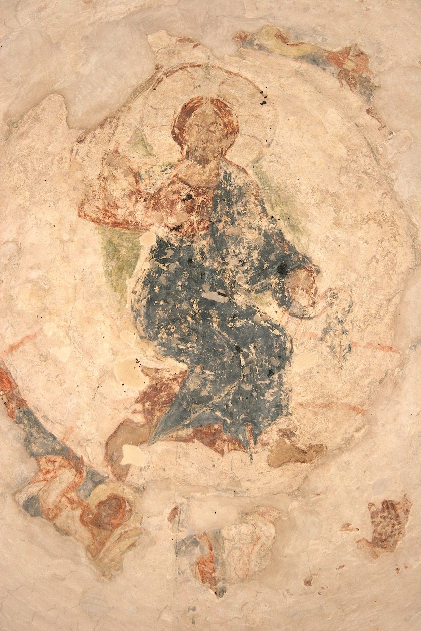 Wniebowstąpienie Chrystusa, 1313 autorstwa Ancient Russian frescos