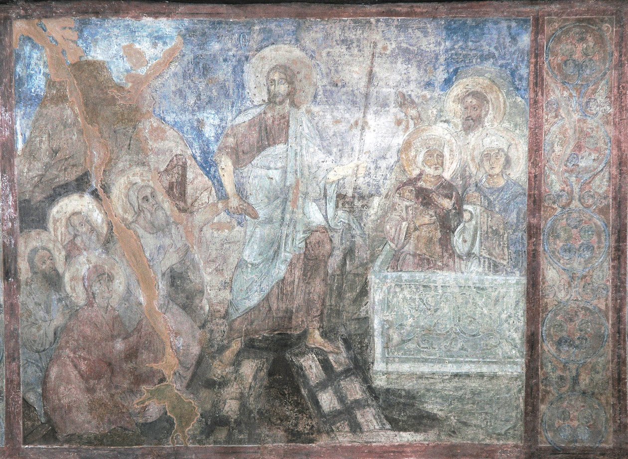 Zejście do piekła autorstwa Ancient Russian frescos
