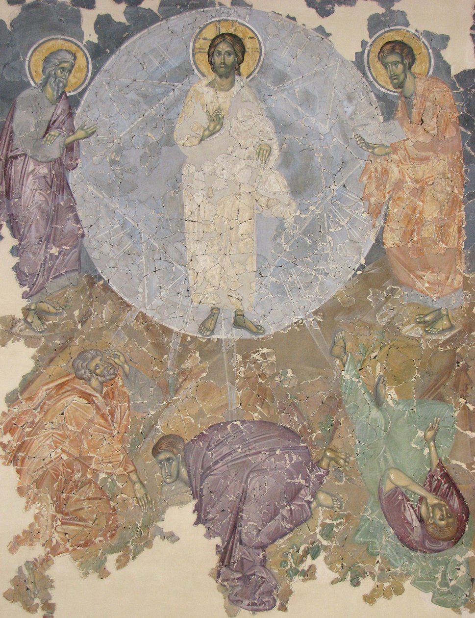 Przemienienie Pańskie, ok. 1380 autorstwa Ancient Russian frescos