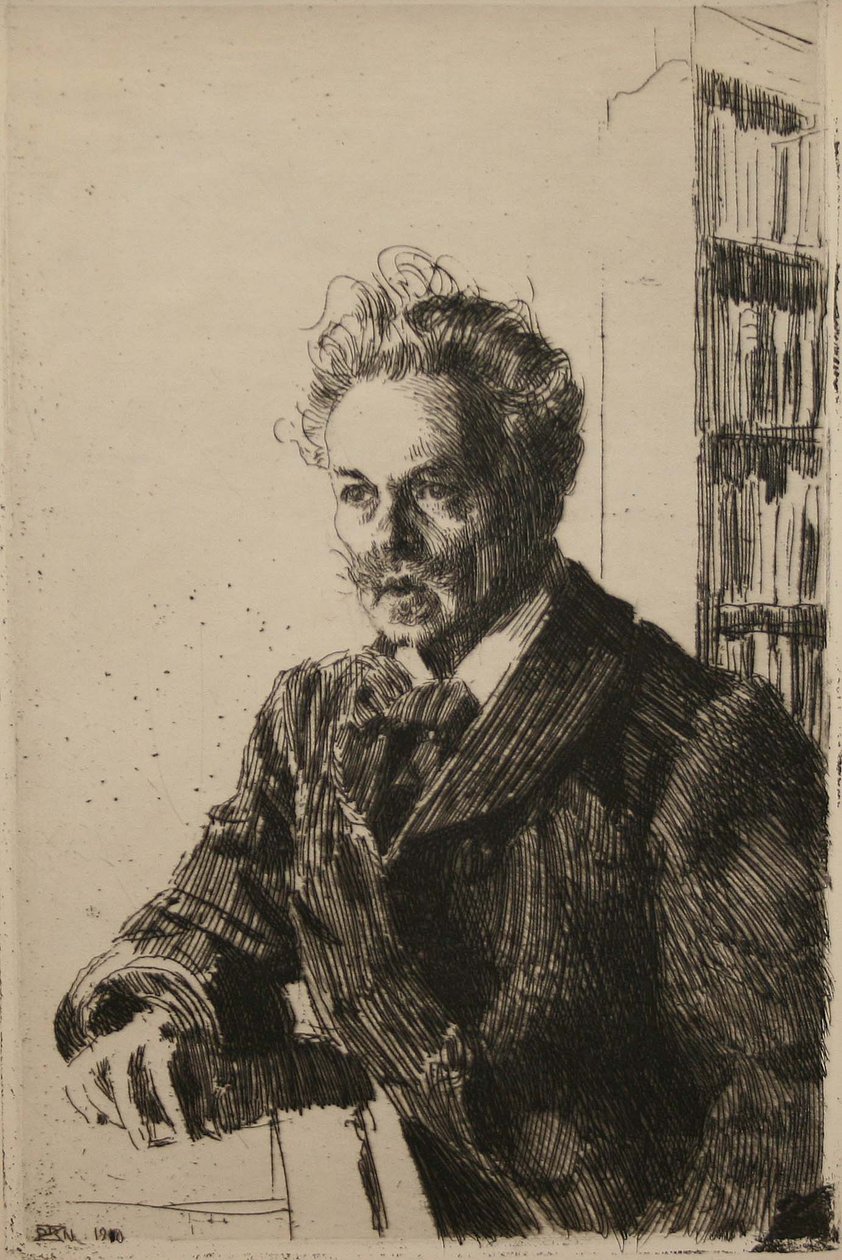 August Strindberg autorstwa Anders Leonard Zorn