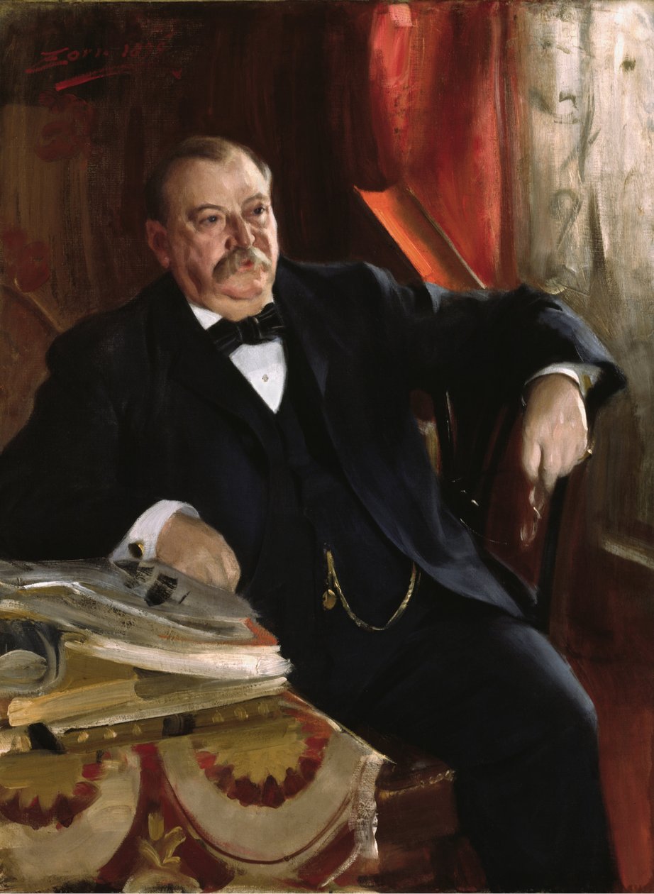 Grover Cleveland autorstwa Anders Leonard Zorn