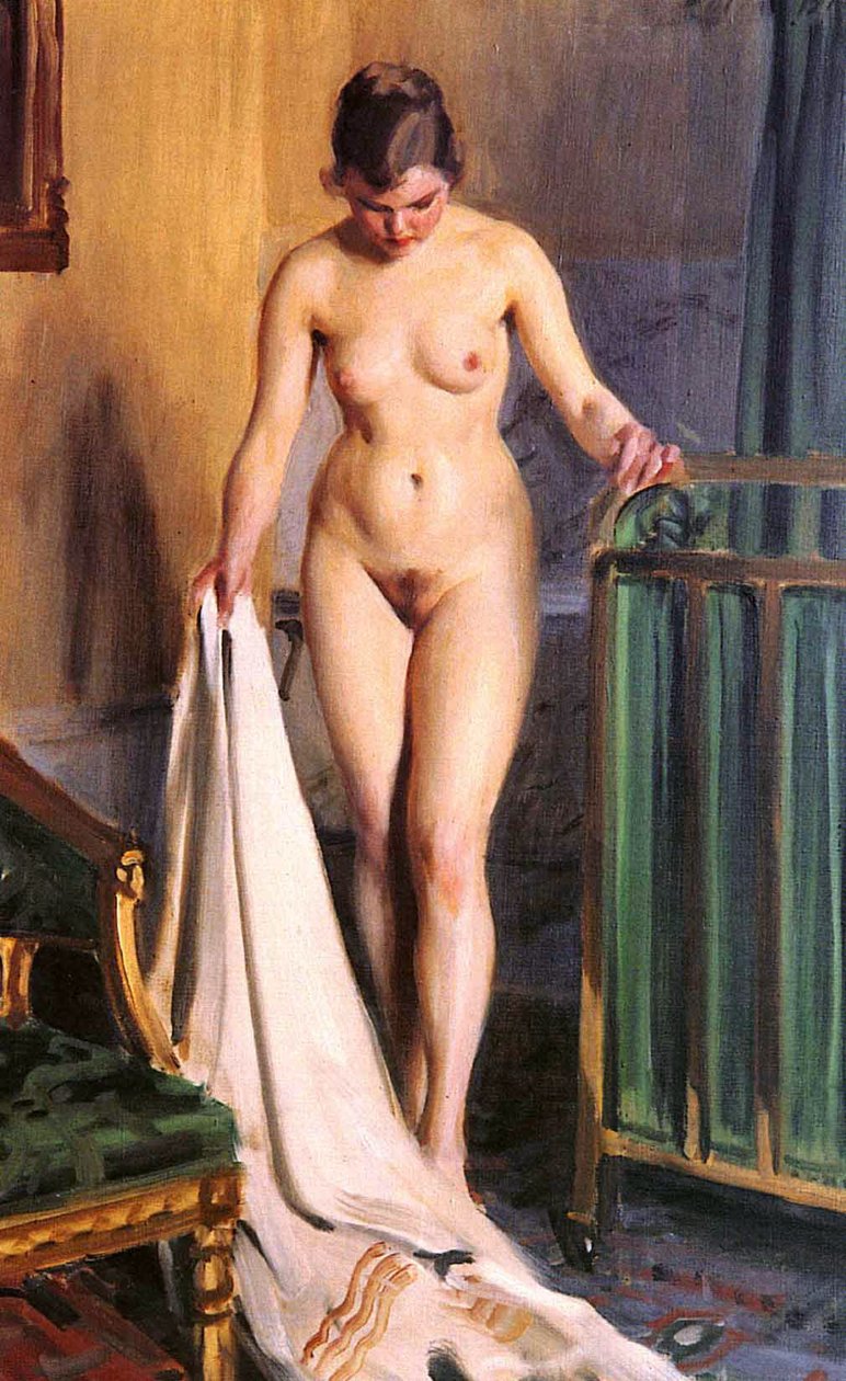 W sypialni autorstwa Anders Leonard Zorn