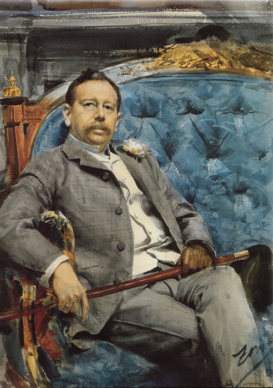 Jean Burney autorstwa Anders Leonard Zorn