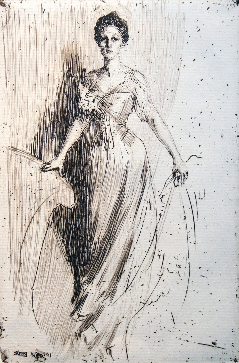 panna Lurman autorstwa Anders Leonard Zorn