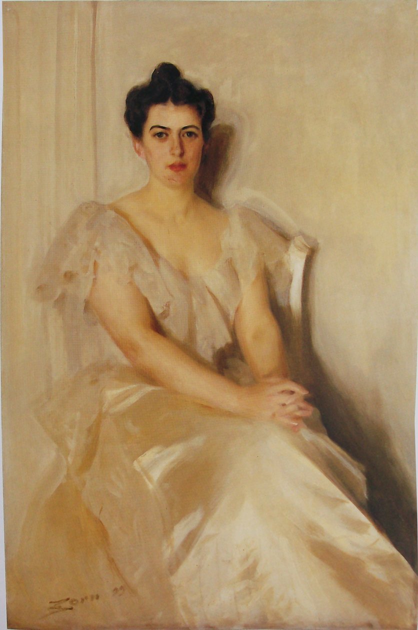 Pani Frances Cleveland autorstwa Anders Leonard Zorn