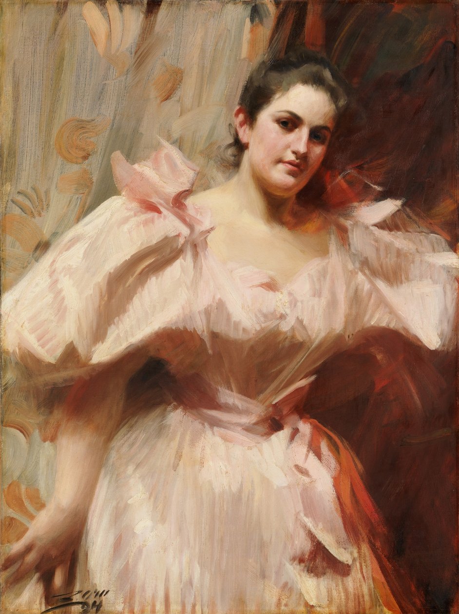 Portret Friedy Schiff autorstwa Anders Leonard Zorn