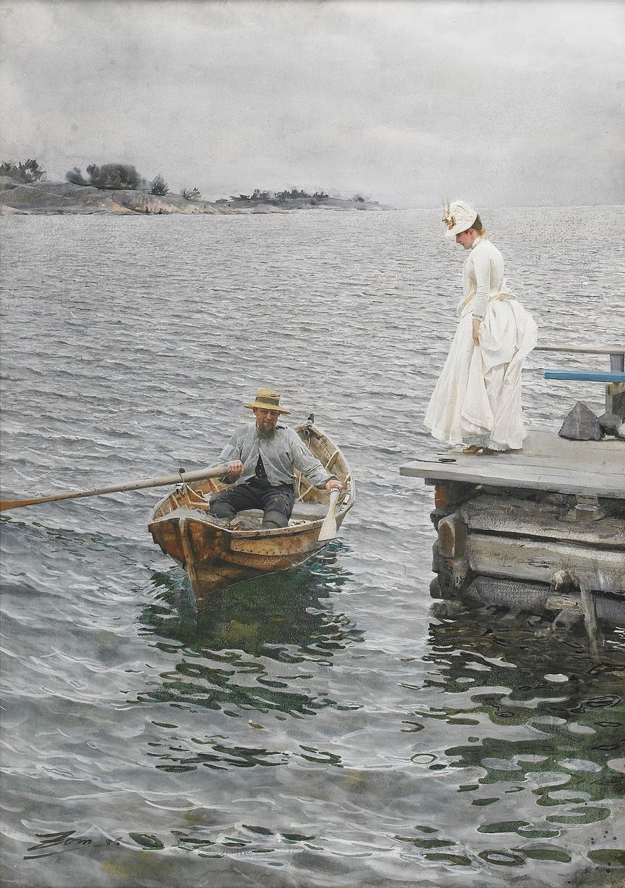 Letnia zabawa autorstwa Anders Leonard Zorn