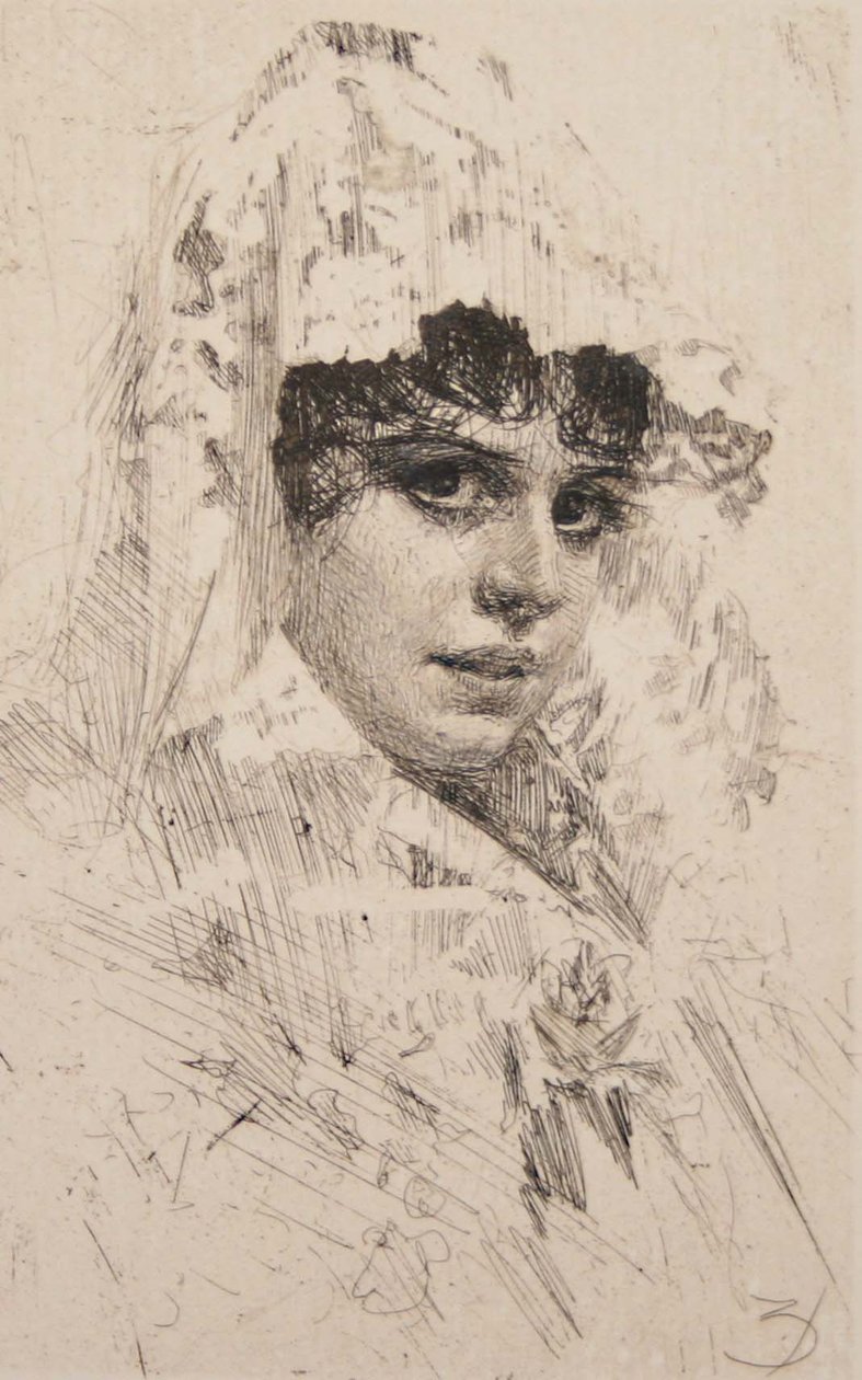 Hiszpanka autorstwa Anders Leonard Zorn