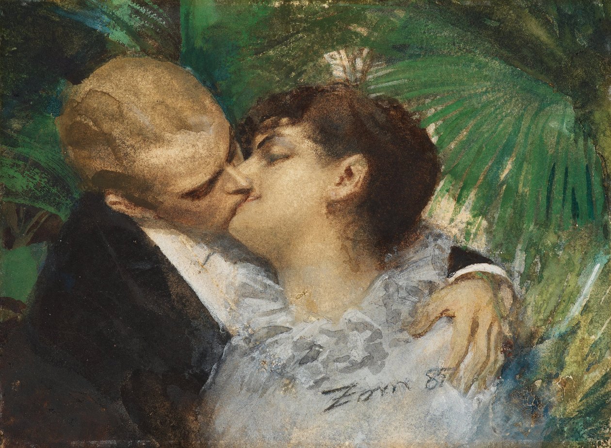 Uścisk autorstwa Anders Leonard Zorn