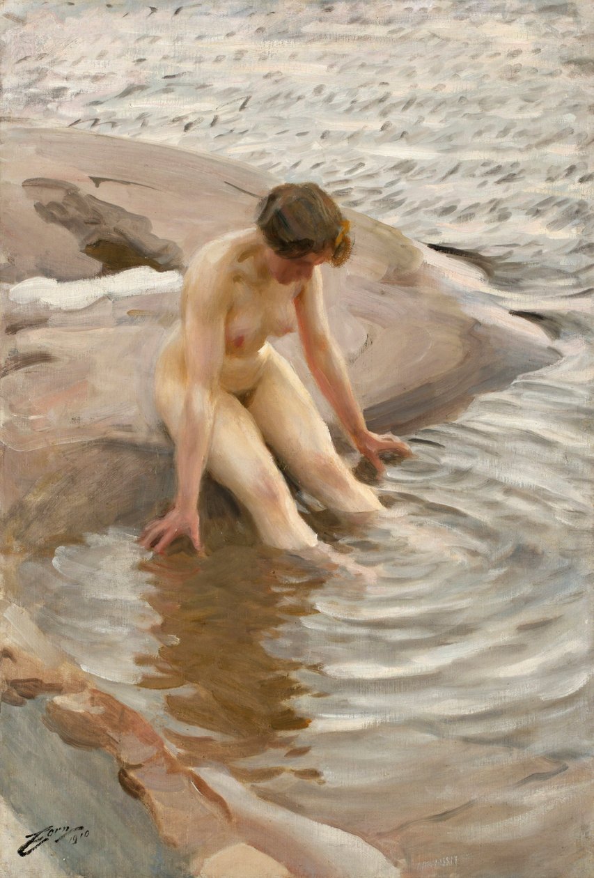 Mokry autorstwa Anders Leonard Zorn