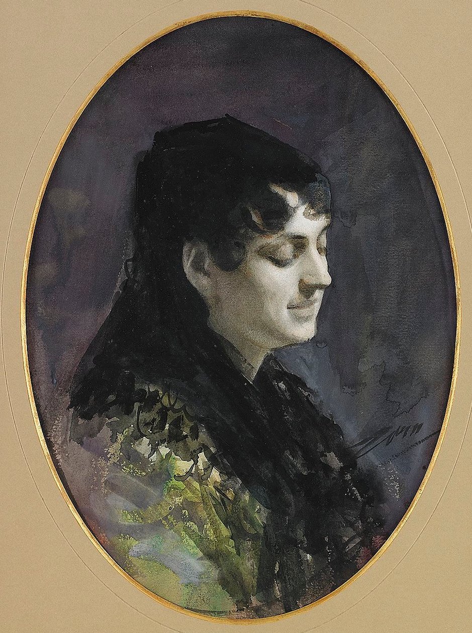 Hiszpanka Hiszpanka autorstwa Anders Leonard Zorn