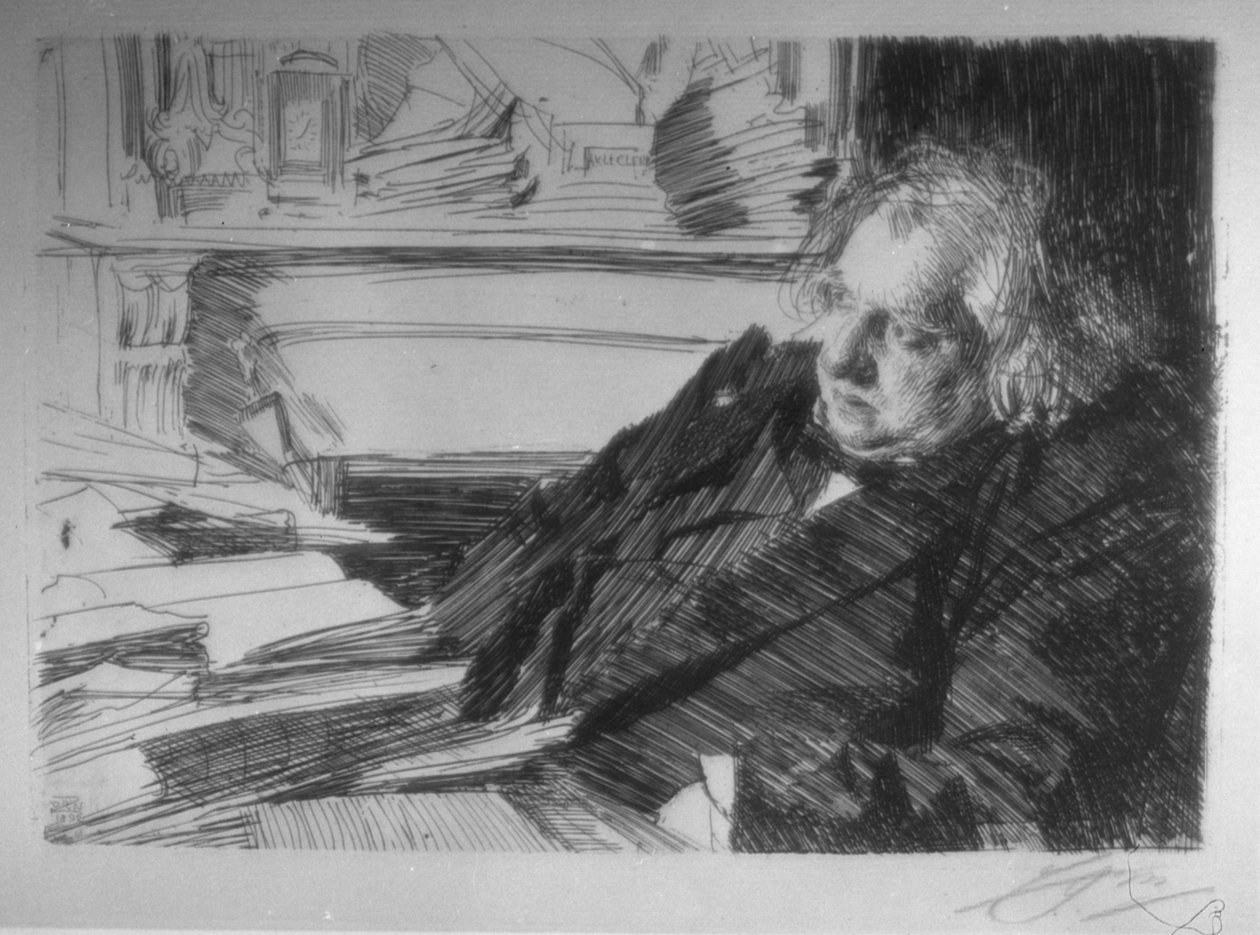 Ernest Renan autorstwa Anders Leonard Zorn