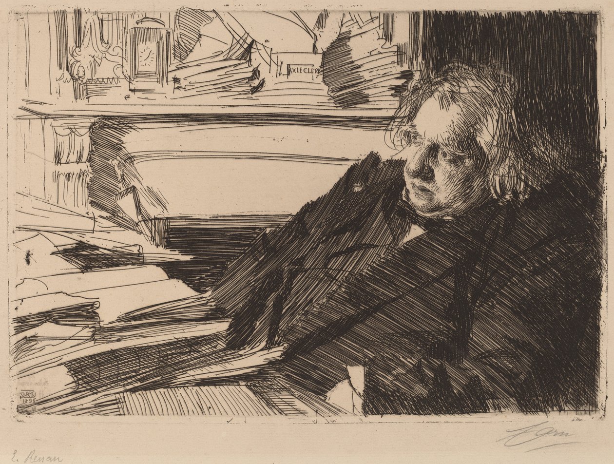 Ernesta Renana, 1892. autorstwa Anders Leonard Zorn