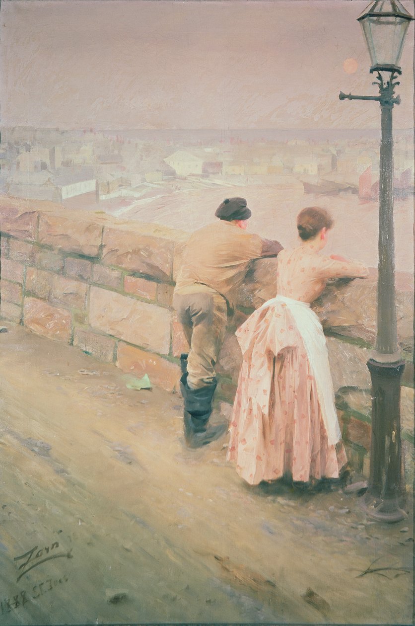 Rybak, St. Ives, 1888 r. autorstwa Anders Leonard Zorn