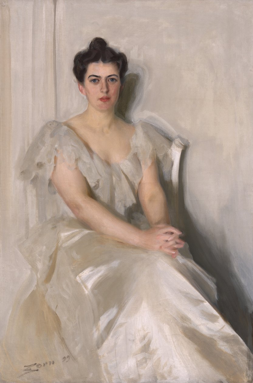 Frances Folsom Cleveland autorstwa Anders Leonard Zorn