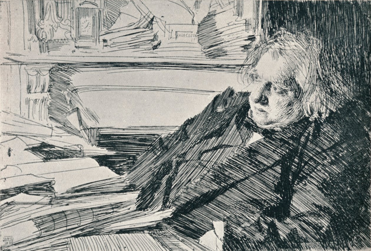 Joseph Ernest Renan 1823-1892, 1892, 1898 autorstwa Anders Leonard Zorn
