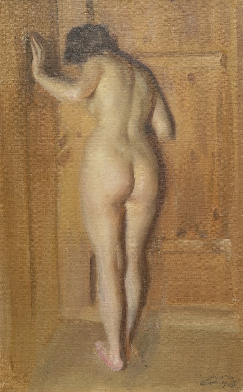 Kuvadorren (Drzwi Komnaty) autorstwa Anders Leonard Zorn