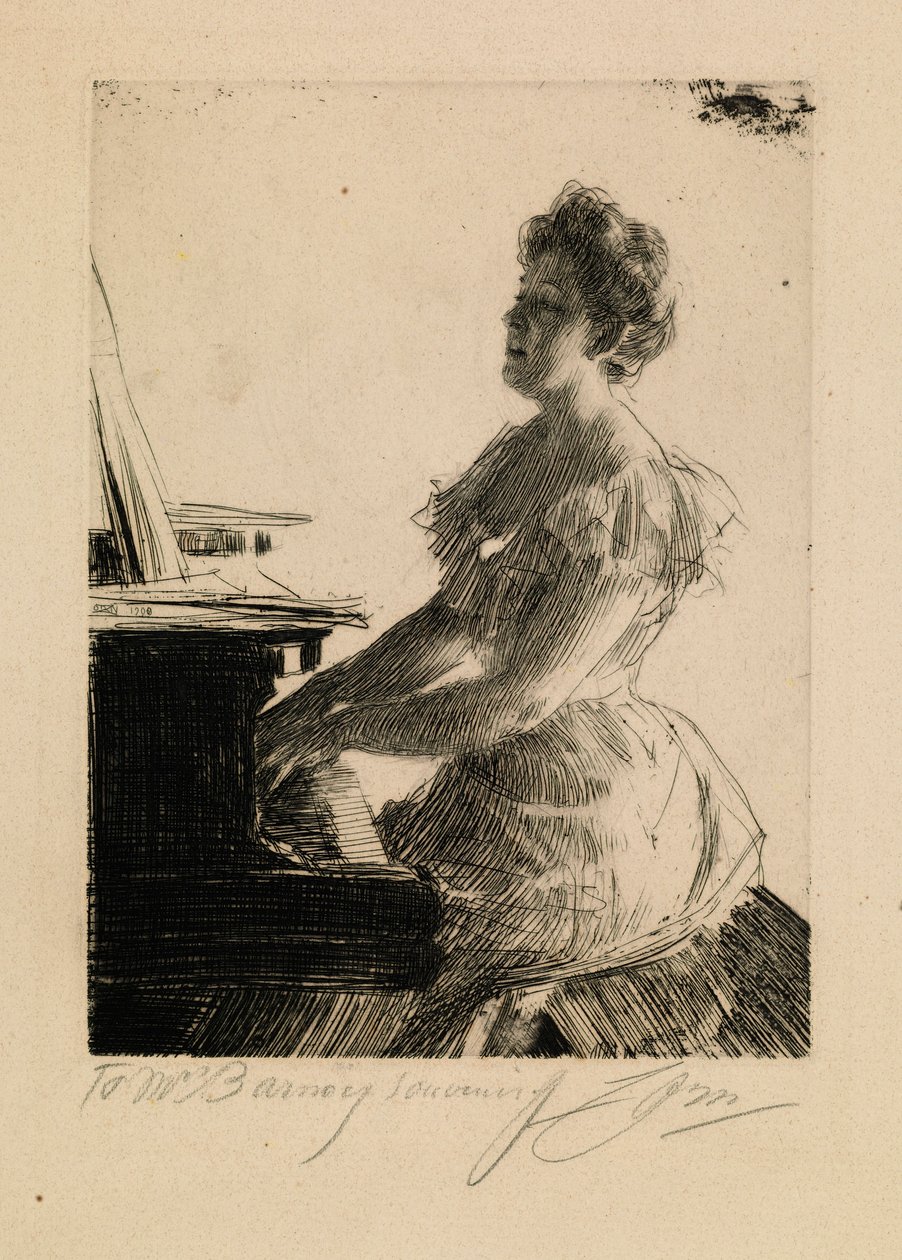 Mary Hardin autorstwa Anders Leonard Zorn