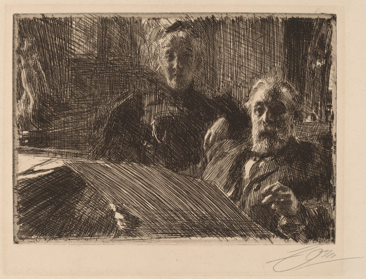 Państwo Furstenburg, 1895. autorstwa Anders Leonard Zorn