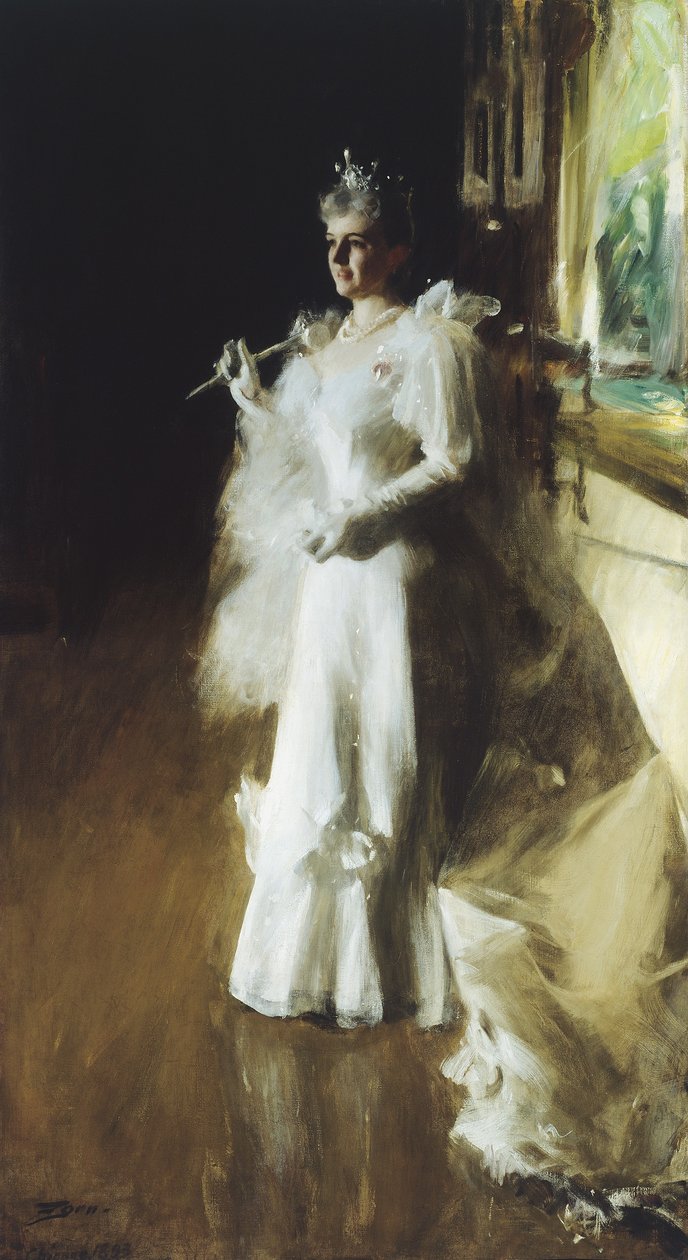 Pani Potter Palmer, 1893 autorstwa Anders Leonard Zorn