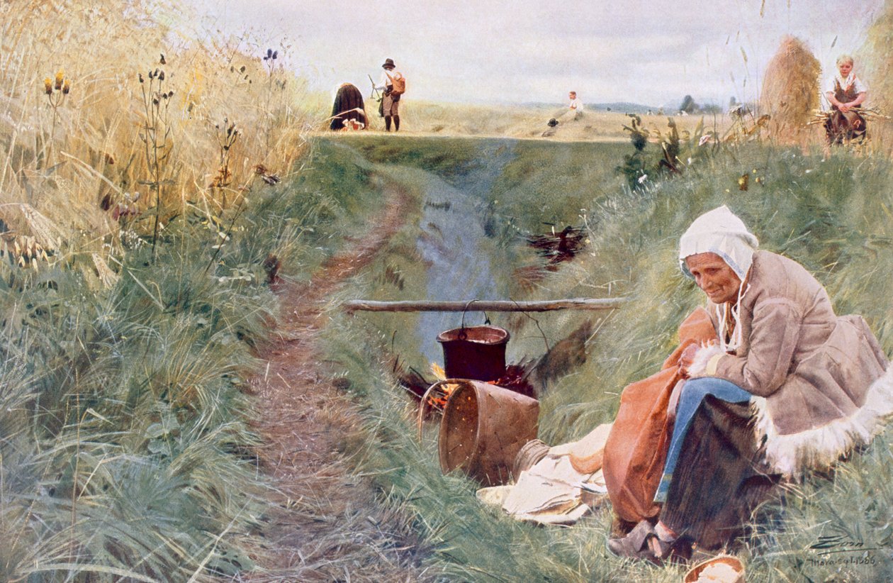 Nasz codzienny chleb autorstwa Anders Leonard Zorn