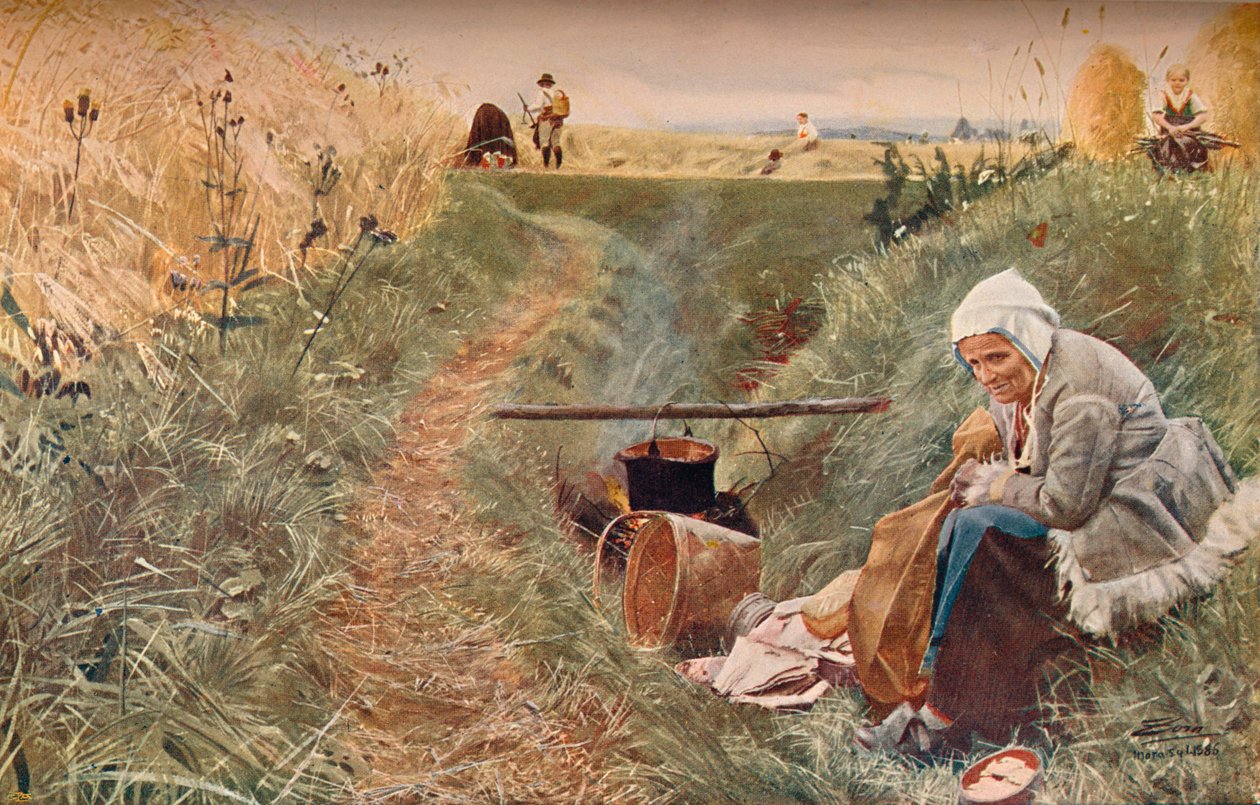 Nasz chleb powszedni, 1886 autorstwa Anders Leonard Zorn