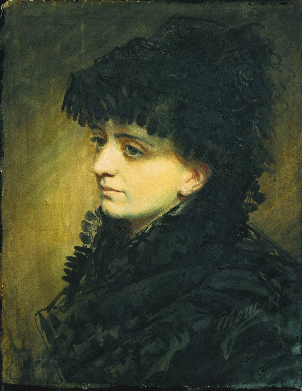 Portret Jeanny Heijkenskjold, 1881 r. autorstwa Anders Leonard Zorn