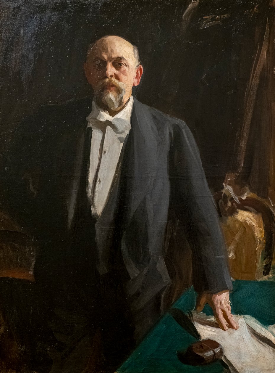 Portret Sawy Mamontowa autorstwa Anders Leonard Zorn