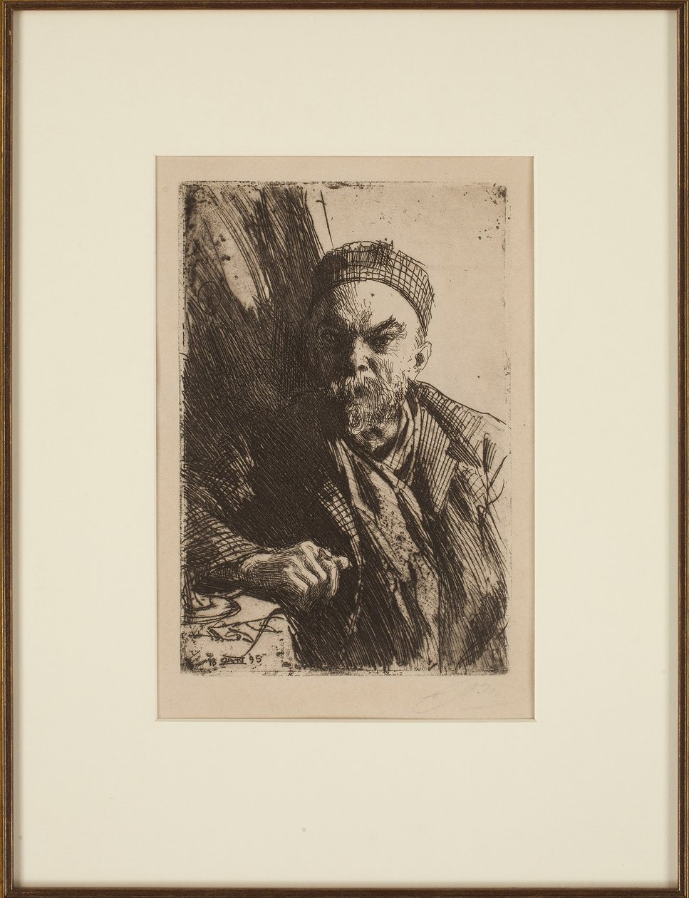 Portret poety Paula Verlaine