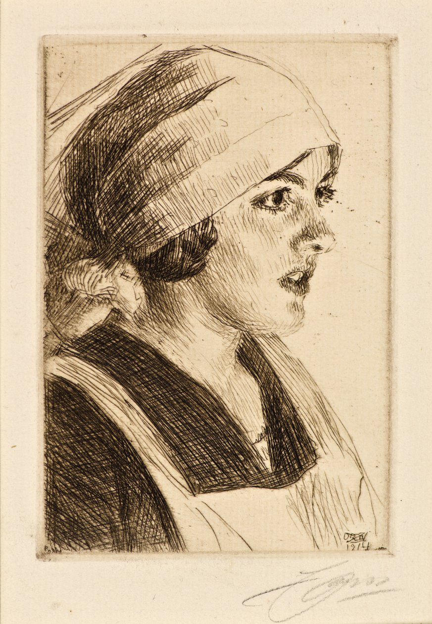 Studium kobiety autorstwa Anders Leonard Zorn