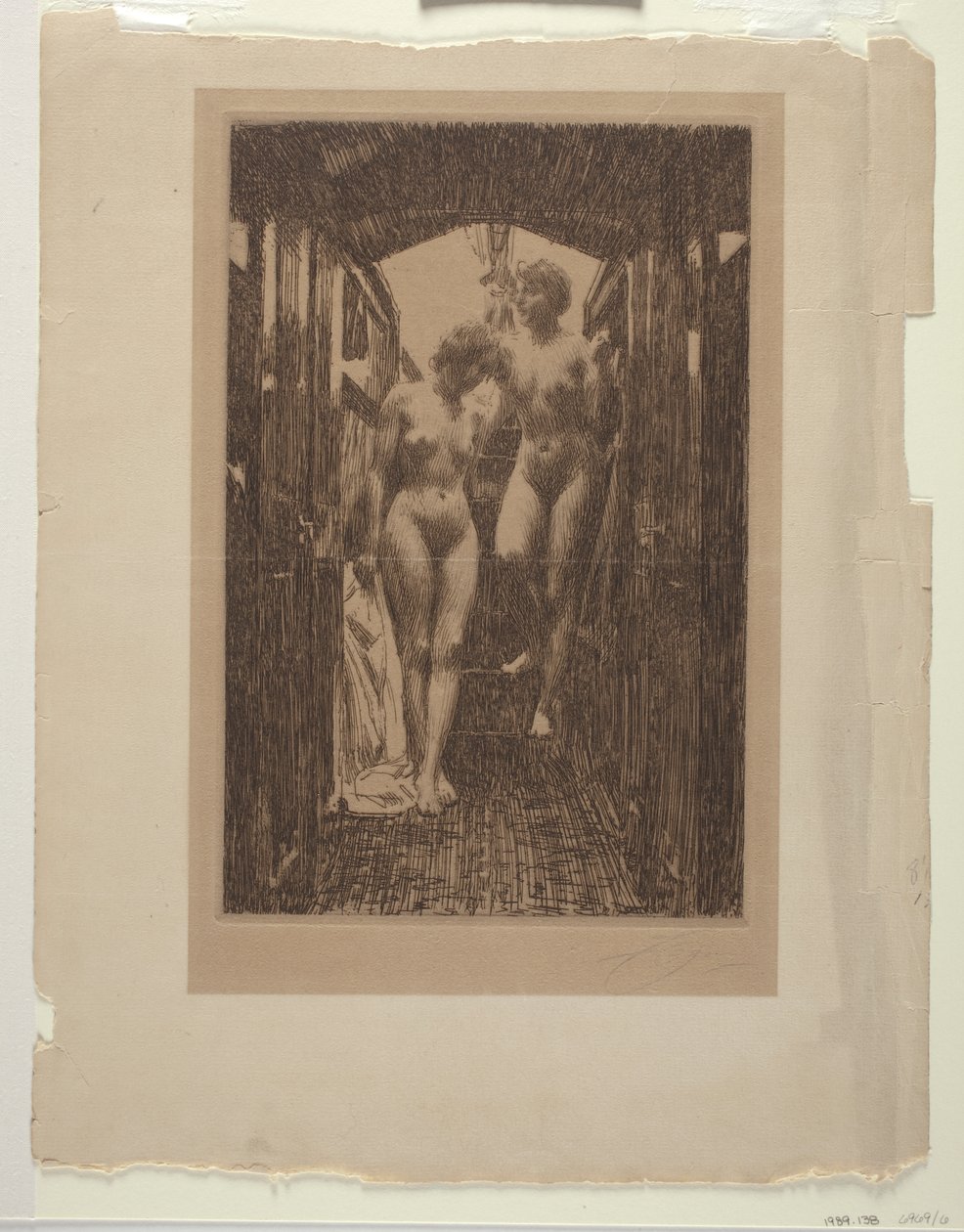 Kabina autorstwa Anders Leonard Zorn