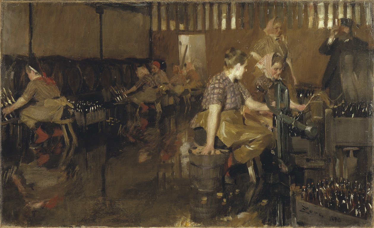 Mały Browar, 1890 autorstwa Anders Leonard Zorn