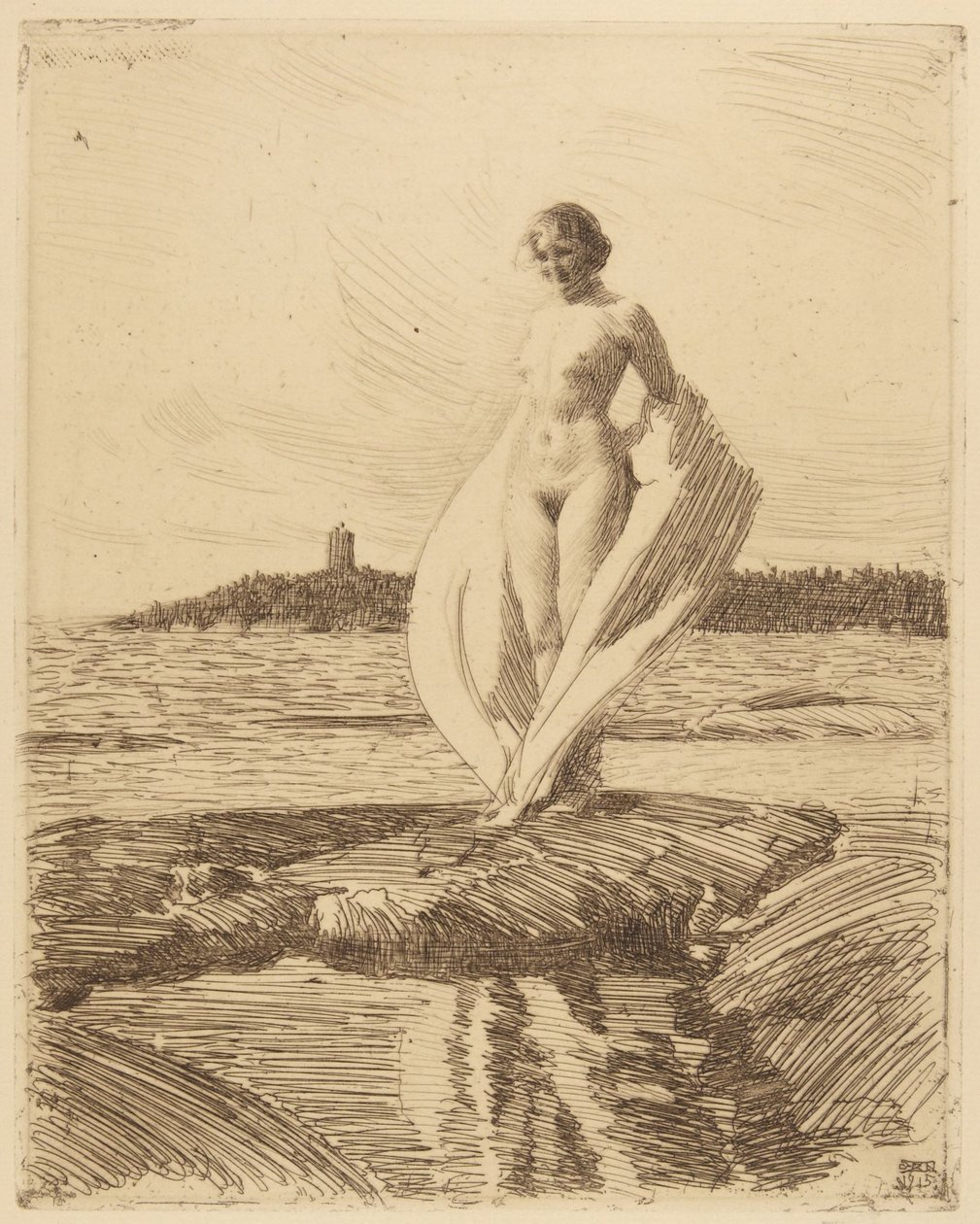 Łabędź autorstwa Anders Leonard Zorn