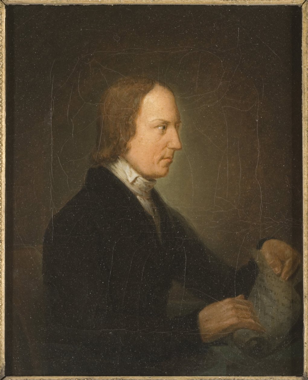 Lorenzo Hammarskold, krytyka literacka i historia literatury - Portret Lorenzo Hammarskoelda (1785-1827), autorstwa Lundqvista, Andersa (1803-1853). Olej na płótnie. Wymiar: 26x21 cm. Muzeum Narodowe w Sztokholmie autorstwa Anders Lundqvist