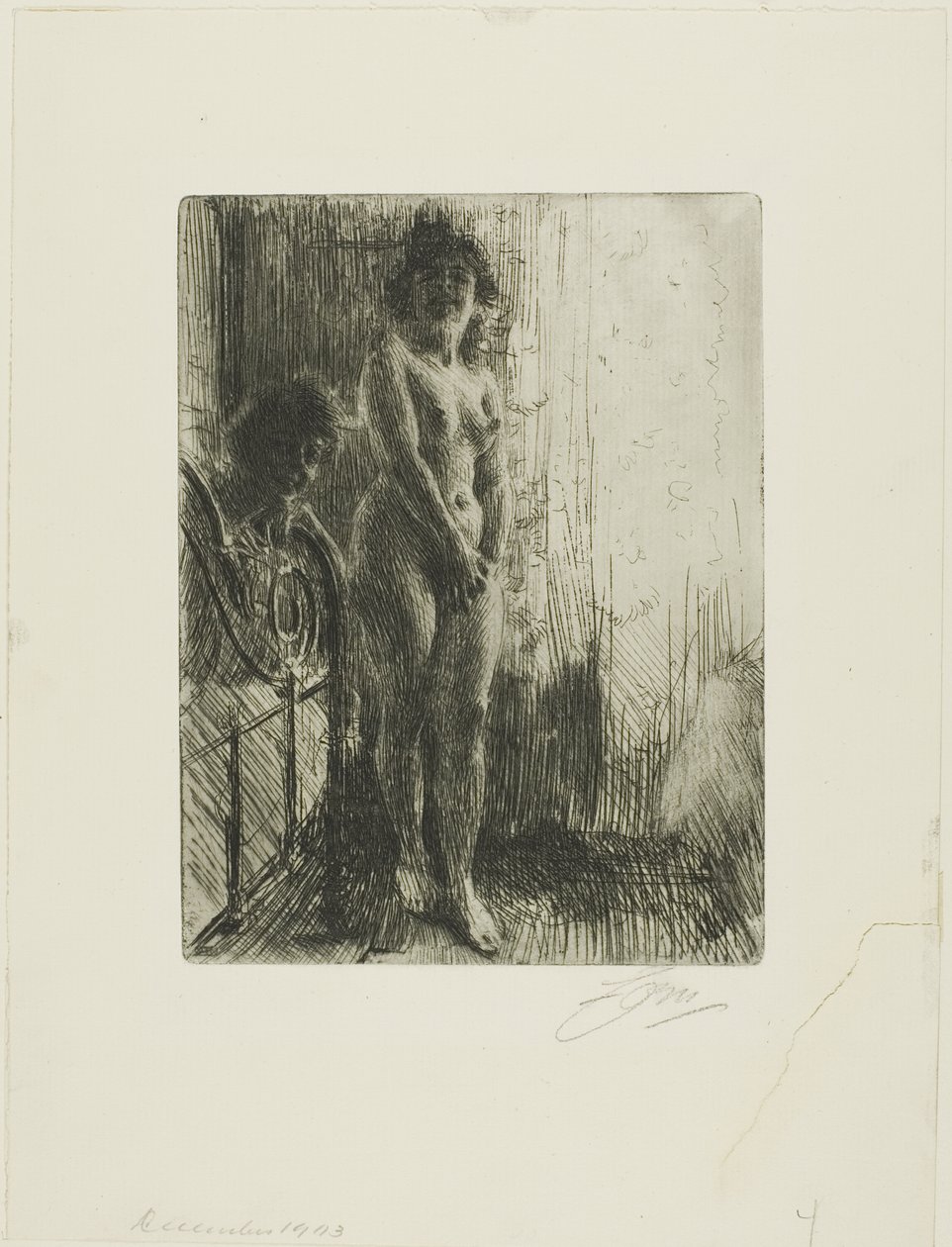 Ciemny zakątek autorstwa Anders Leonard Zorn