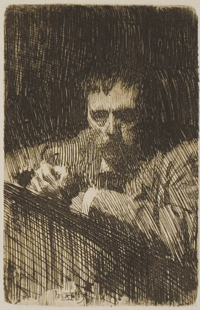 Malarz-wytrawiacz (Autoportret) autorstwa Anders Leonard Zorn