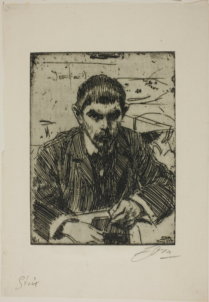 Albert Engstrom autorstwa Anders Zorn