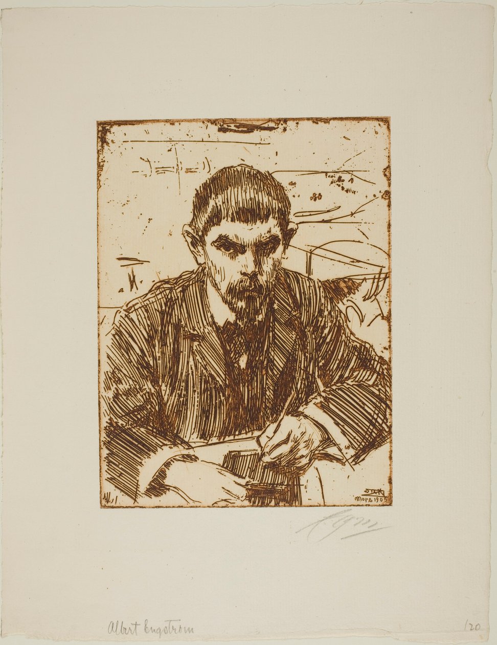 Albert Engstrom autorstwa Anders Zorn