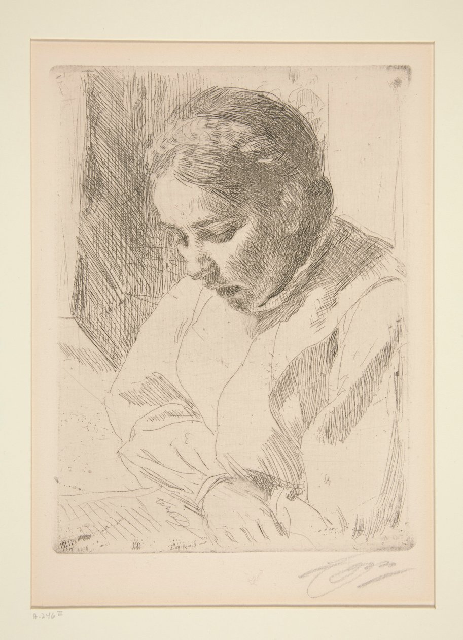 Na modlitwie autorstwa Anders Leonard Zorn