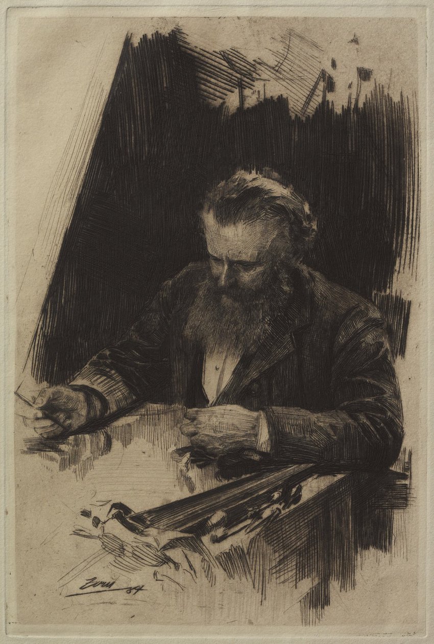 Axel Herman Hägg III autorstwa Anders Zorn