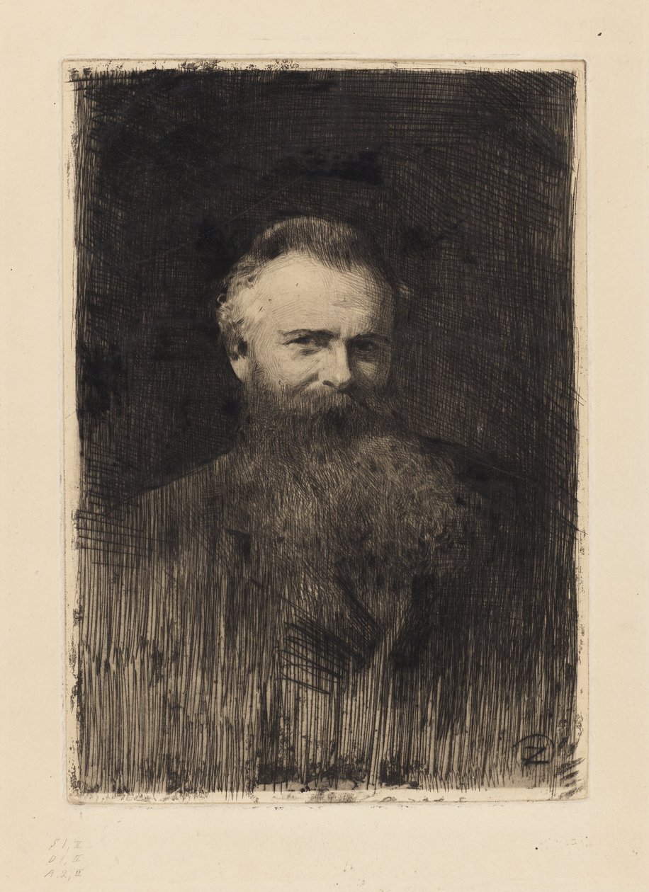 Axel Herman Hägg II autorstwa Anders Zorn