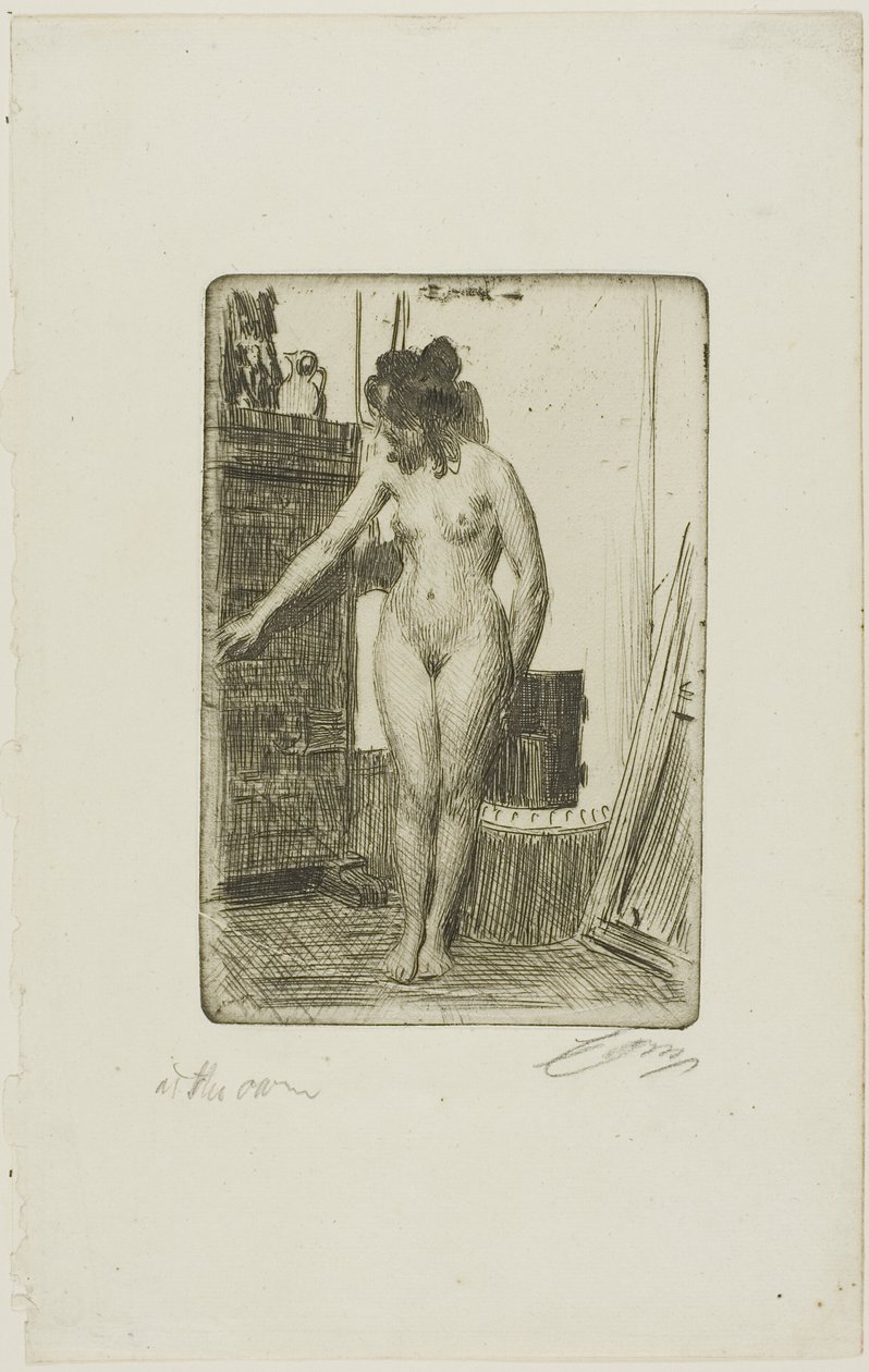 Przed piecem autorstwa Anders Leonard Zorn