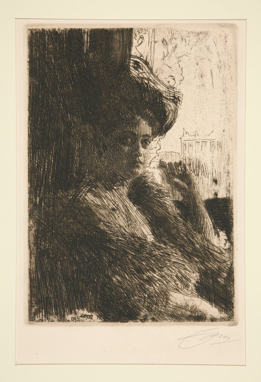 Betty Nansen autorstwa Anders Leonard Zorn