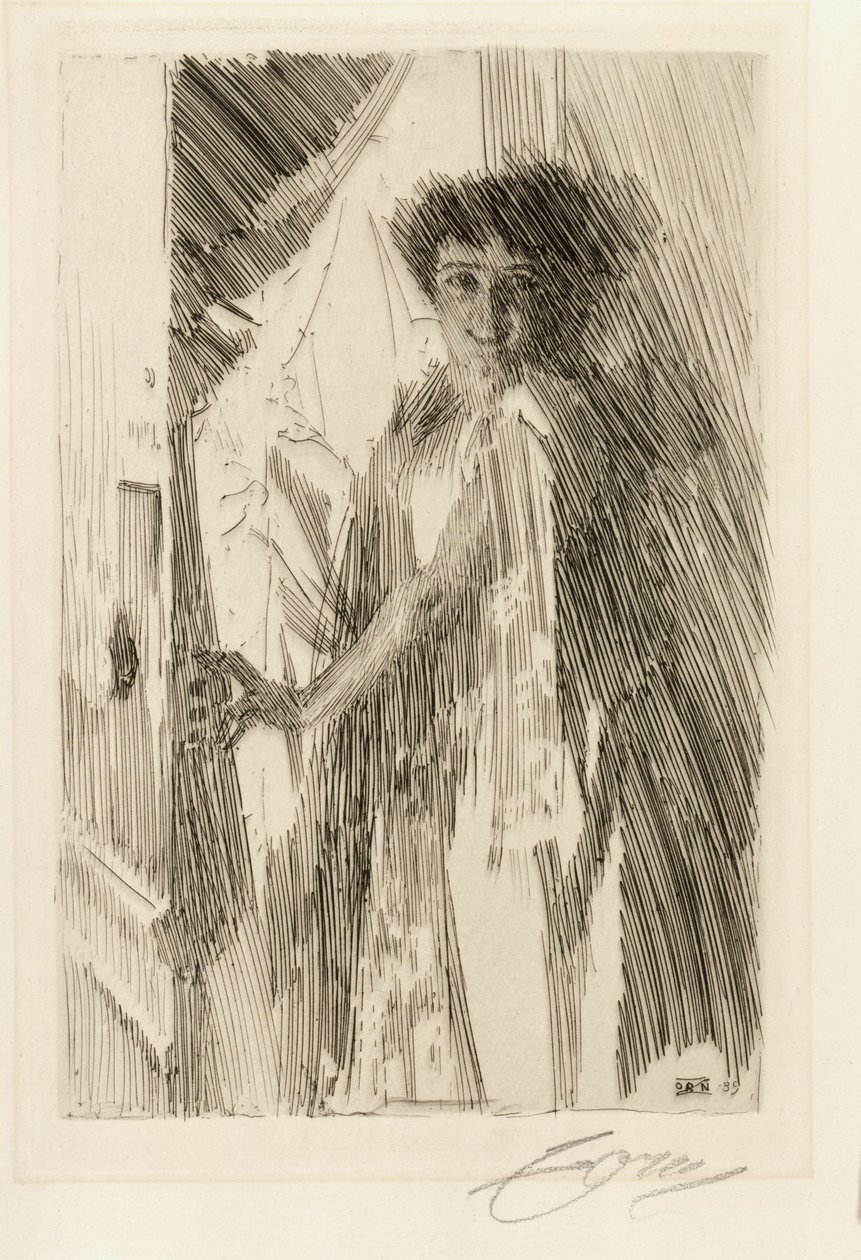 Portret tancerki Rosity Mauri autorstwa Anders Zorn