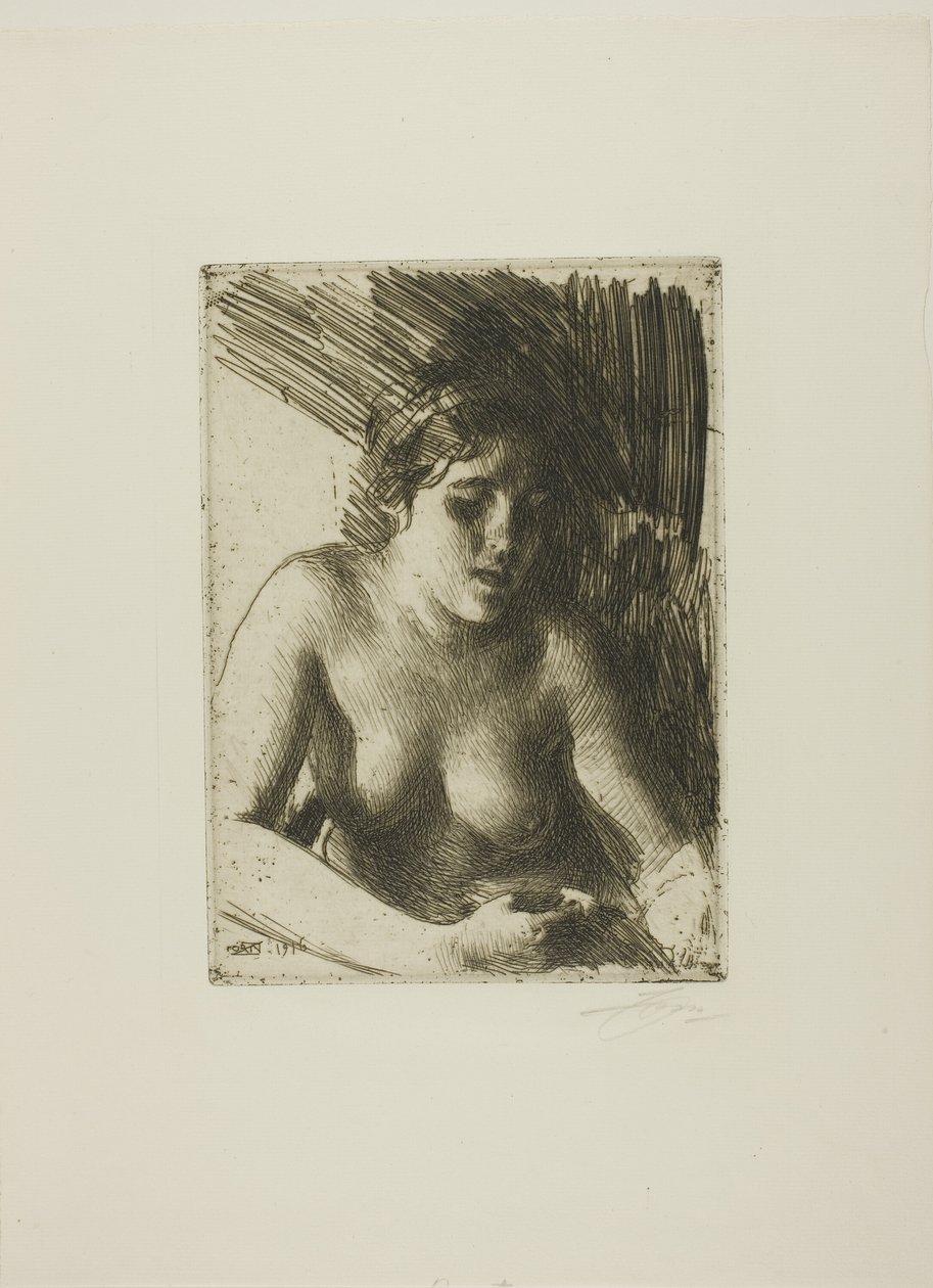 Biust autorstwa Anders Leonard Zorn