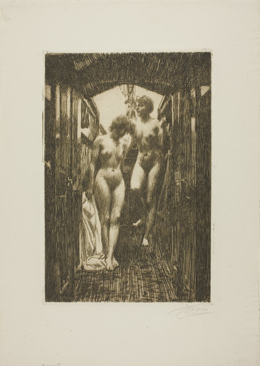 Kabina autorstwa Anders Leonard Zorn