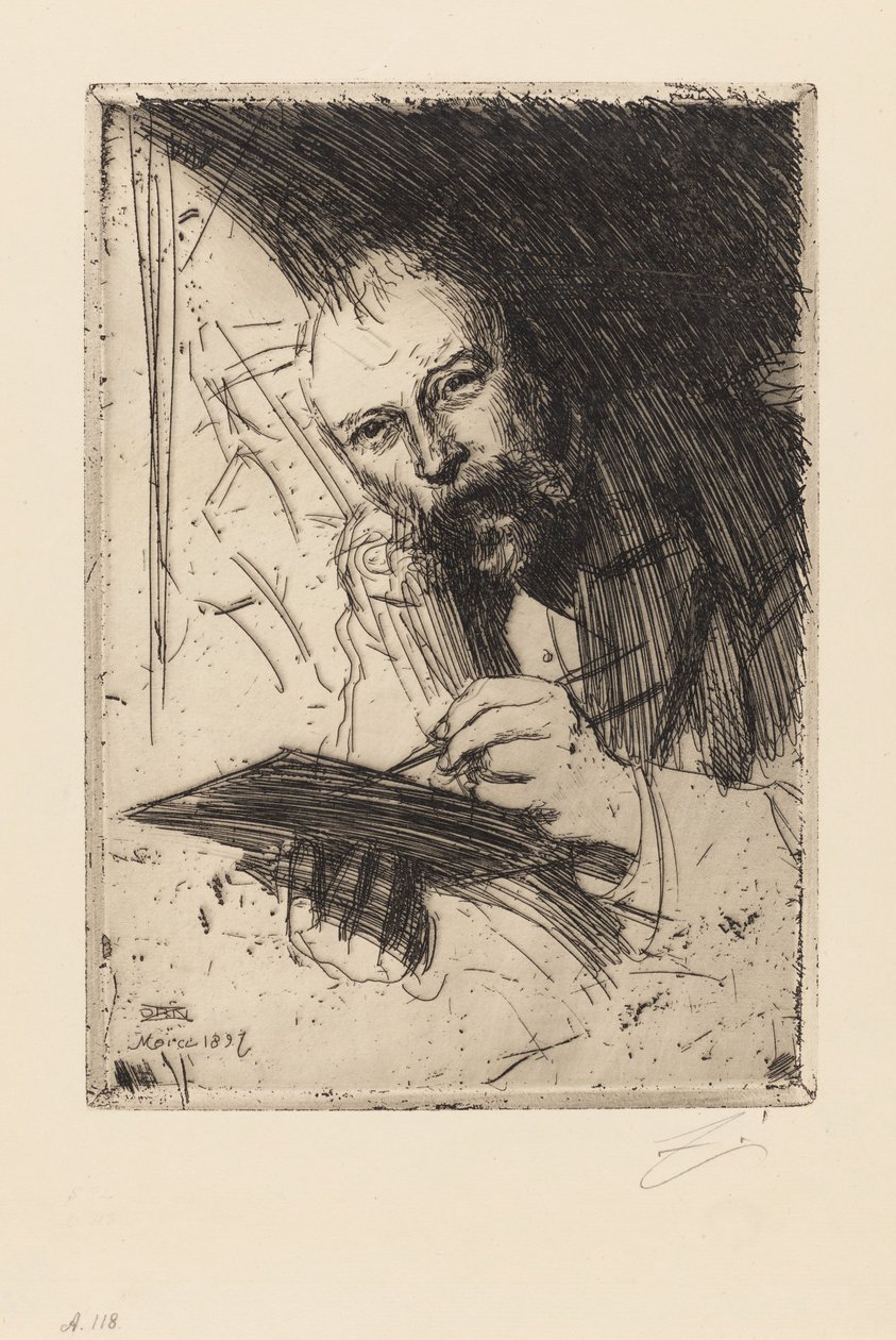 Carl Larsson autorstwa Anders Zorn