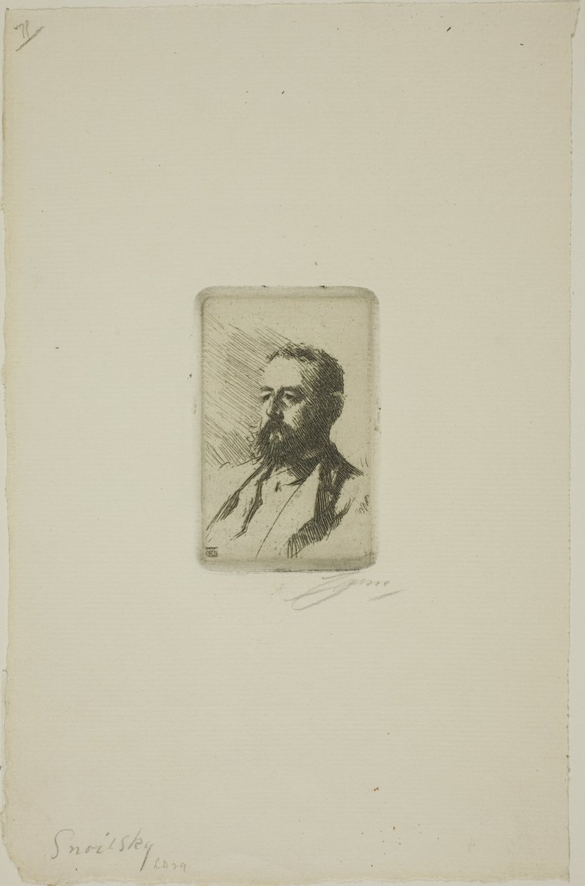 Karol Snoilski autorstwa Anders Leonard Zorn